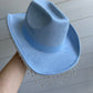 Rhinestone fringe cowboy hat